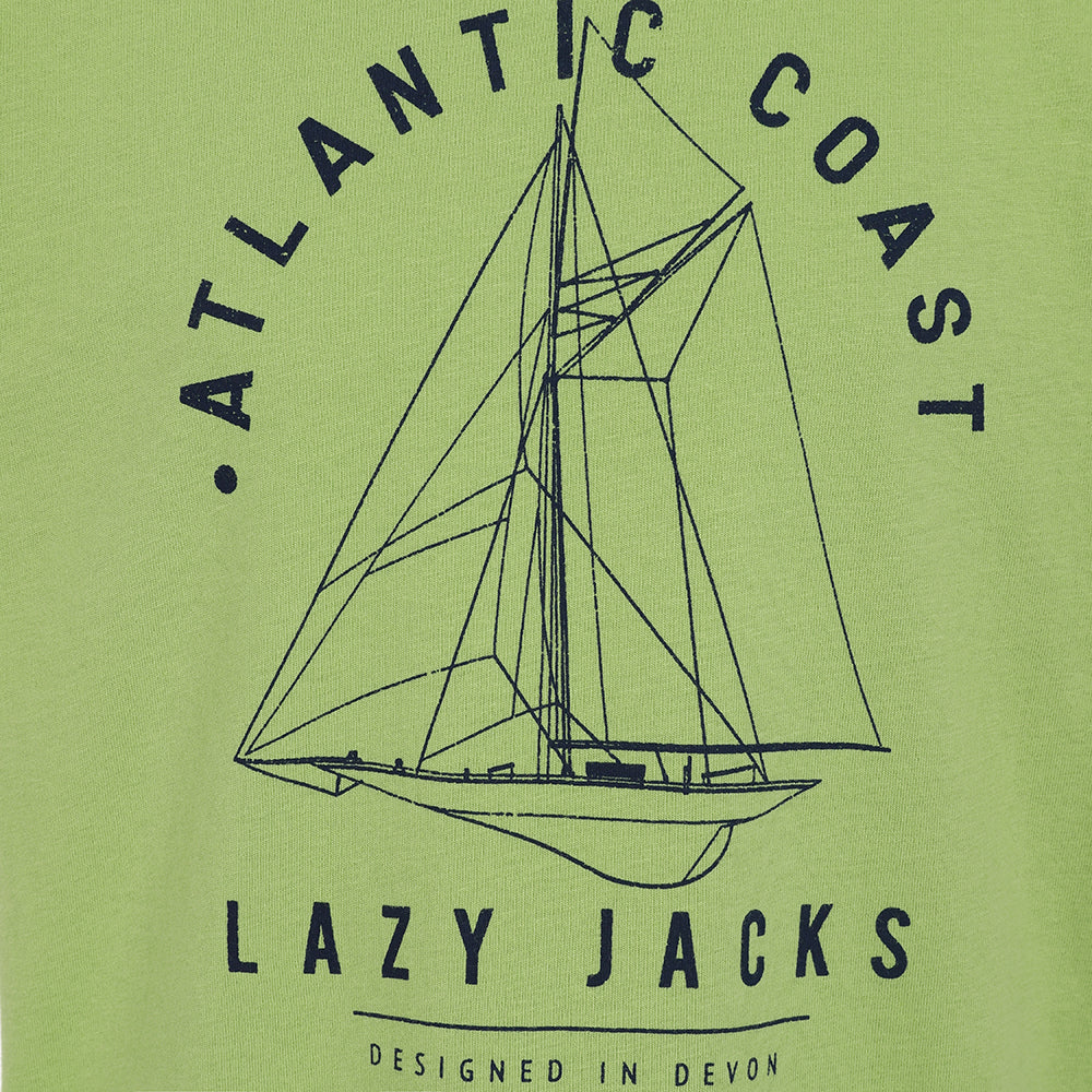 LJ15C - Boys Printed T-Shirt - Lime