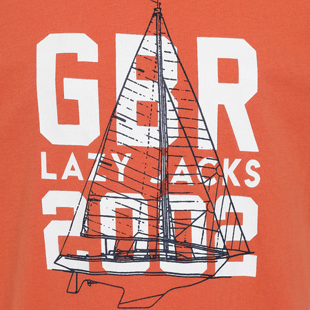 LJ15C - Boys Printed T-Shirt - Orange