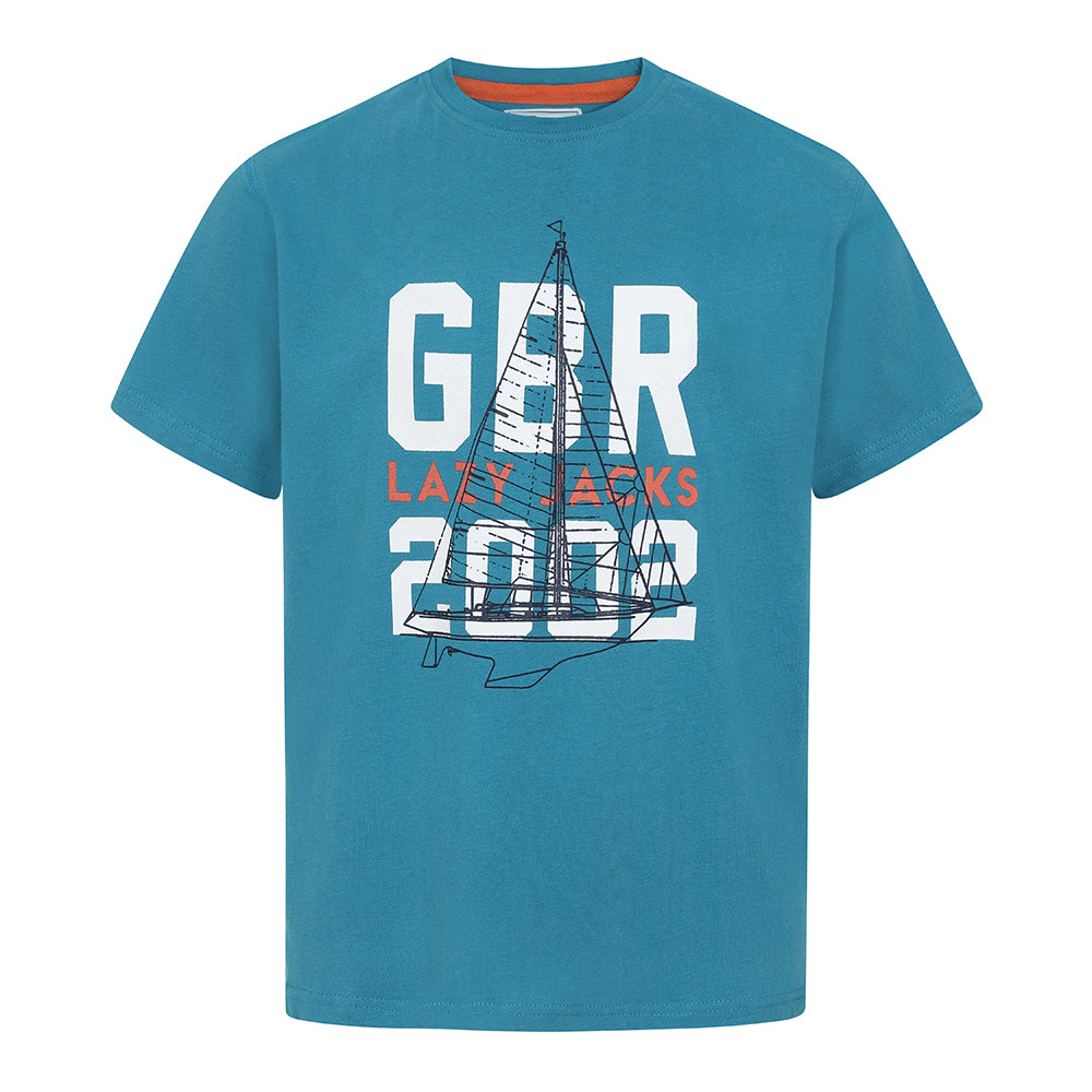 LJ15C - Boys Printed T-Shirt - Teal
