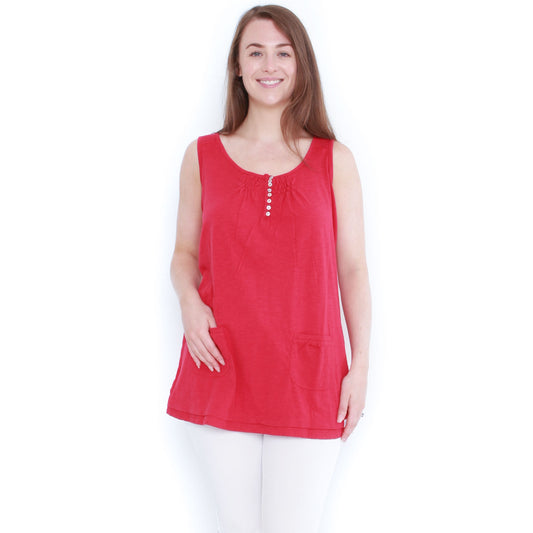 LJ205 - Ladies Tunic - Cerise