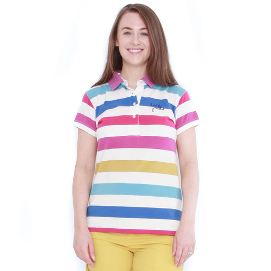 LJ22 - Ladies Polo Top - Multi