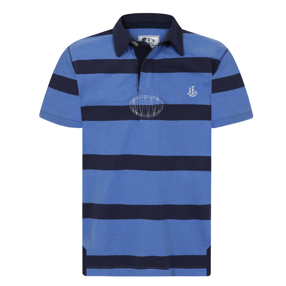 LJ27C - Short Sleeve Rugby Shirt - Denim