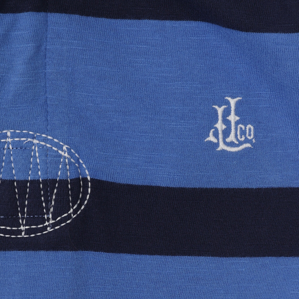 LJ27C - Short Sleeve Rugby Shirt - Denim