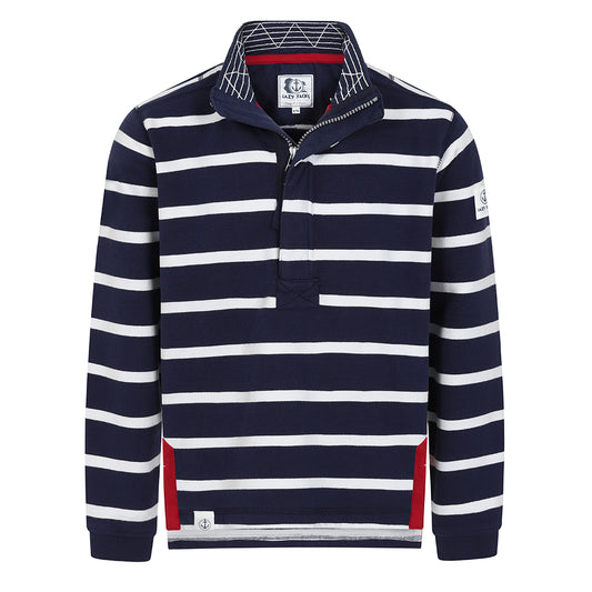 LJ39C - Striped Sweatshirt - Marine