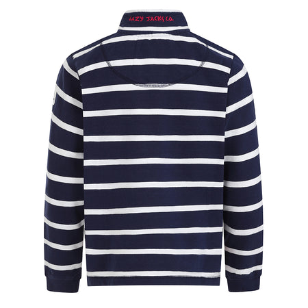 LJ39C - Striped Sweatshirt - Marine