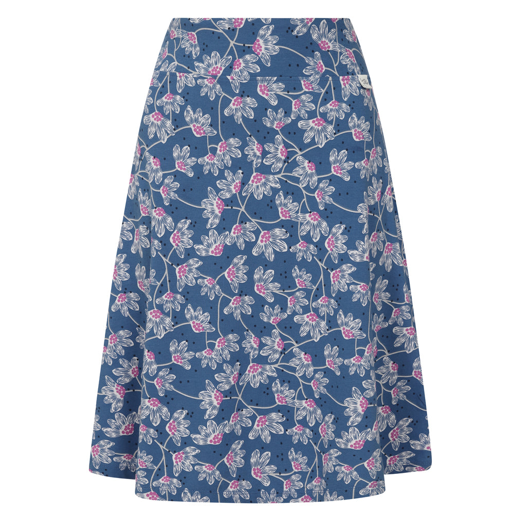 LJ41 - Ladies Jersey Skirt - Wild Flower