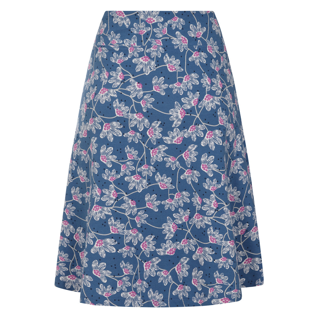 LJ41 - Ladies Jersey Skirt - Wild Flower