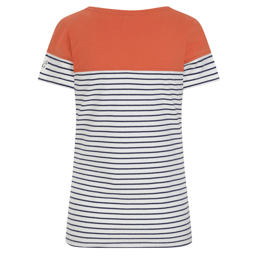 LJ8 - Ladies Short Sleeve Breton - Orange