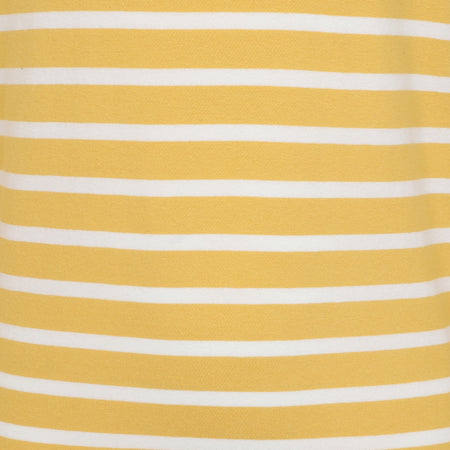 LJ97C - Girls Striped Breton Top - Maize