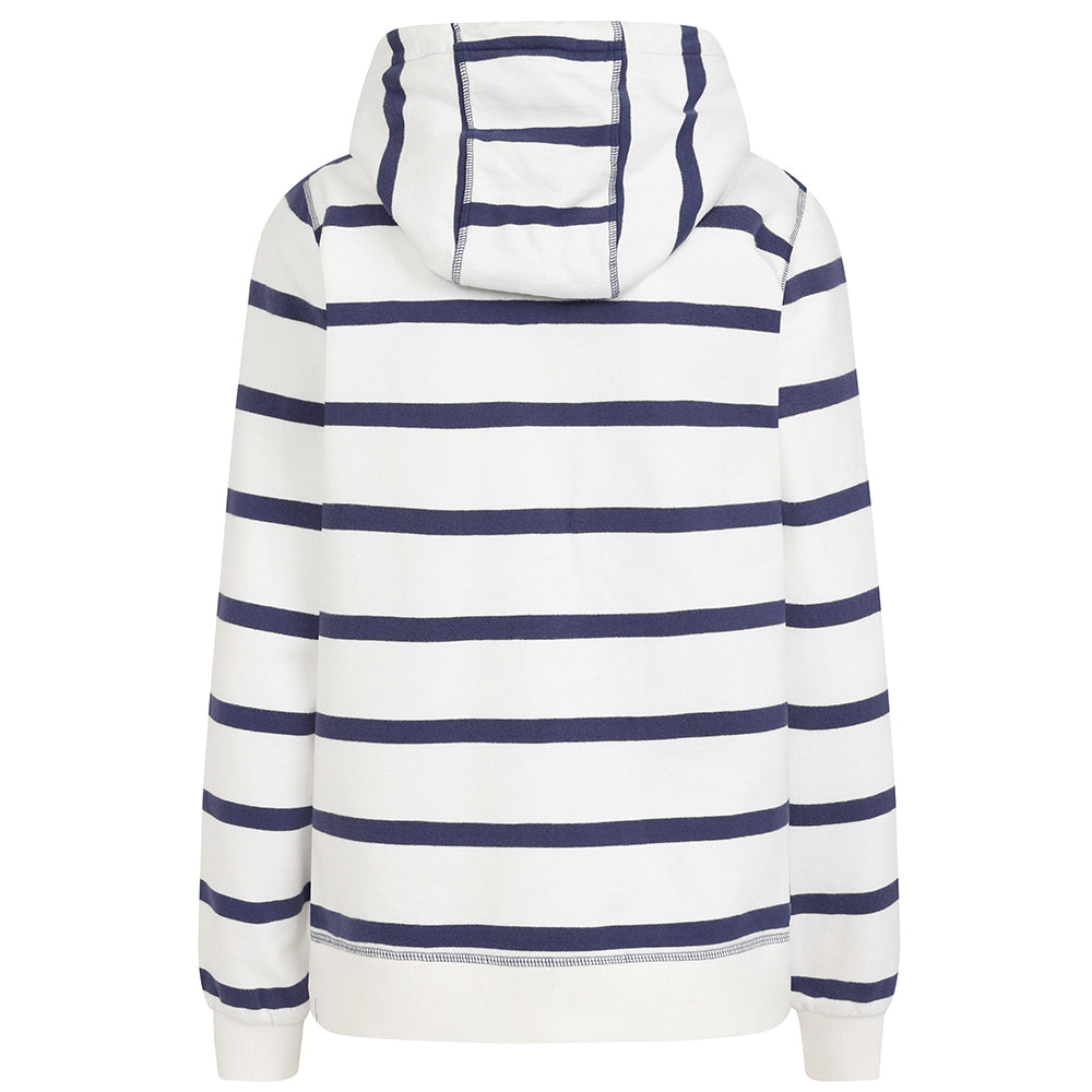 LJ101S - Ladies Striped Full Zip Hoody - Twilight