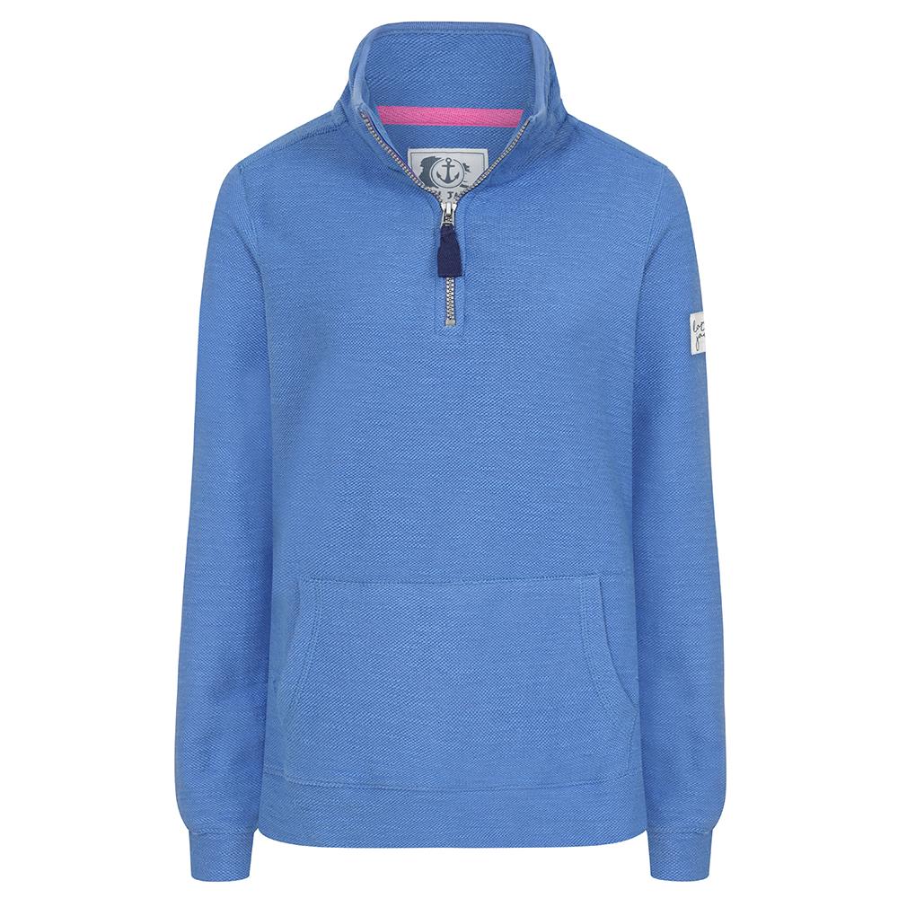 LJ109 - Ladies Textured Sweatshirt - Azure