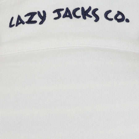 LJ3 - Ladies 1/4 Zip Sweatshirt - White
