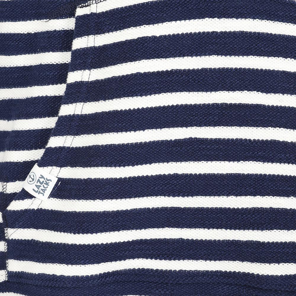 LJ44S - Men's Textured Hooded Sweatshirt - Marine
