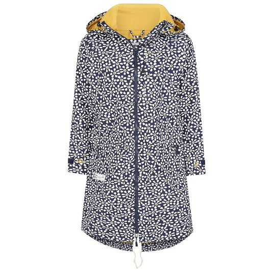 LJ67P - Ladies Longline Waterproof Jacket - Daisy