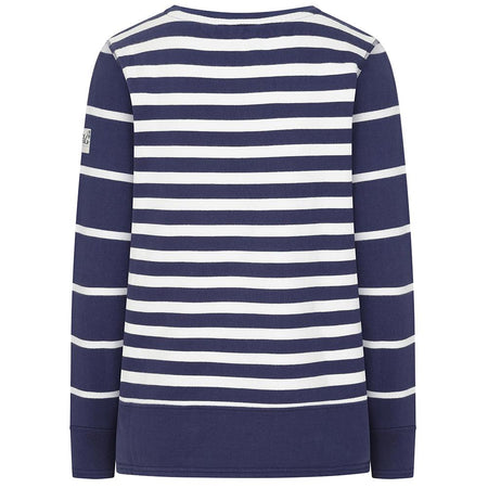 LJ131S - Ladies Striped Crew Neck Sweatshirt - Twilight