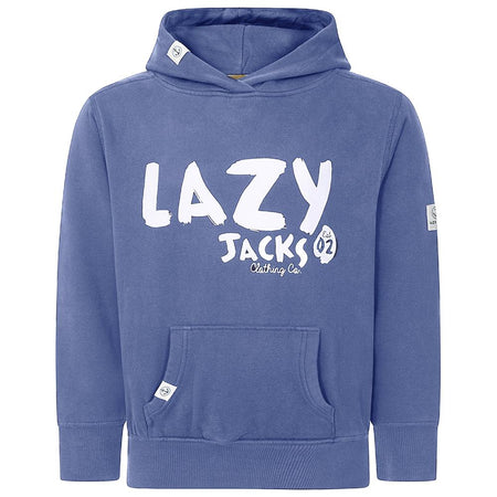 LJ21C - Boys Hooded Sweatshirt - Denim