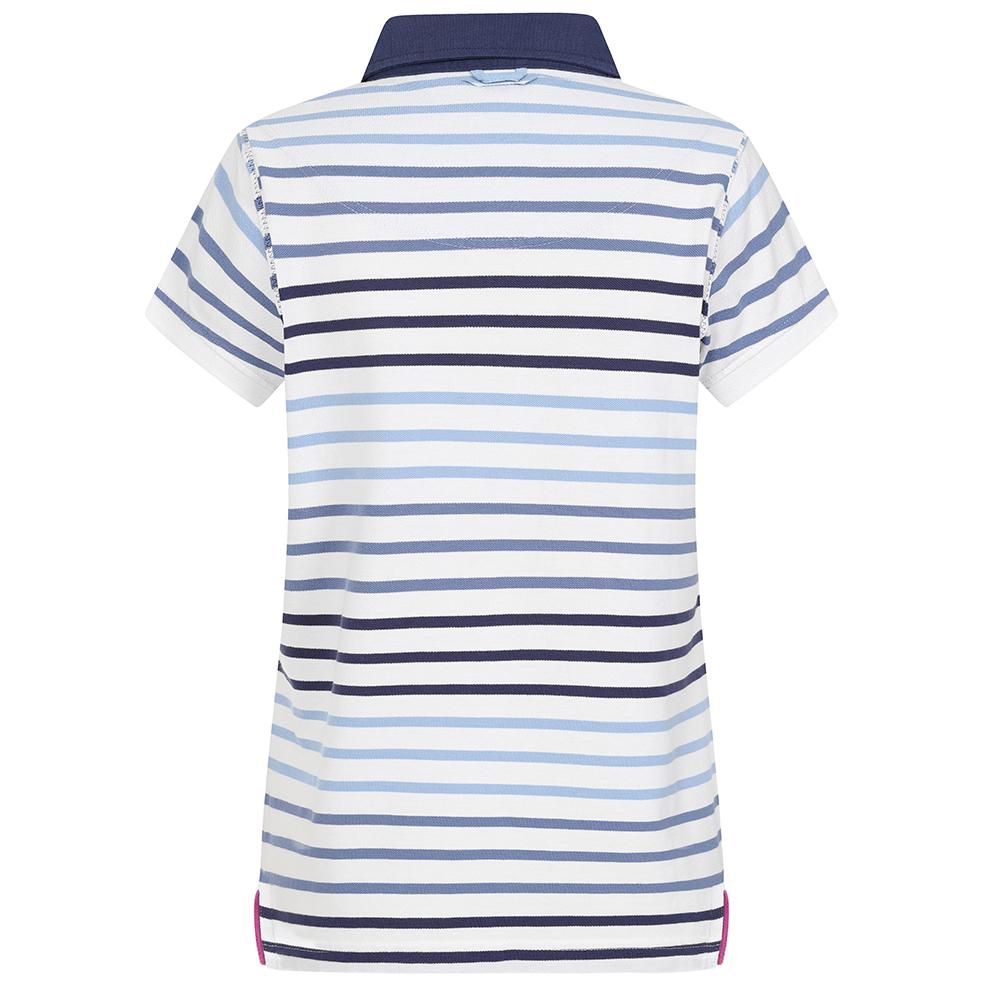 LJ22  - Ladies Polo Top - Stripe