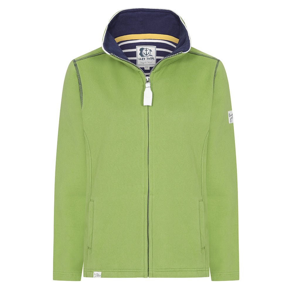 LJ33 - Ladies Full Zip Sweatshirt - Lime