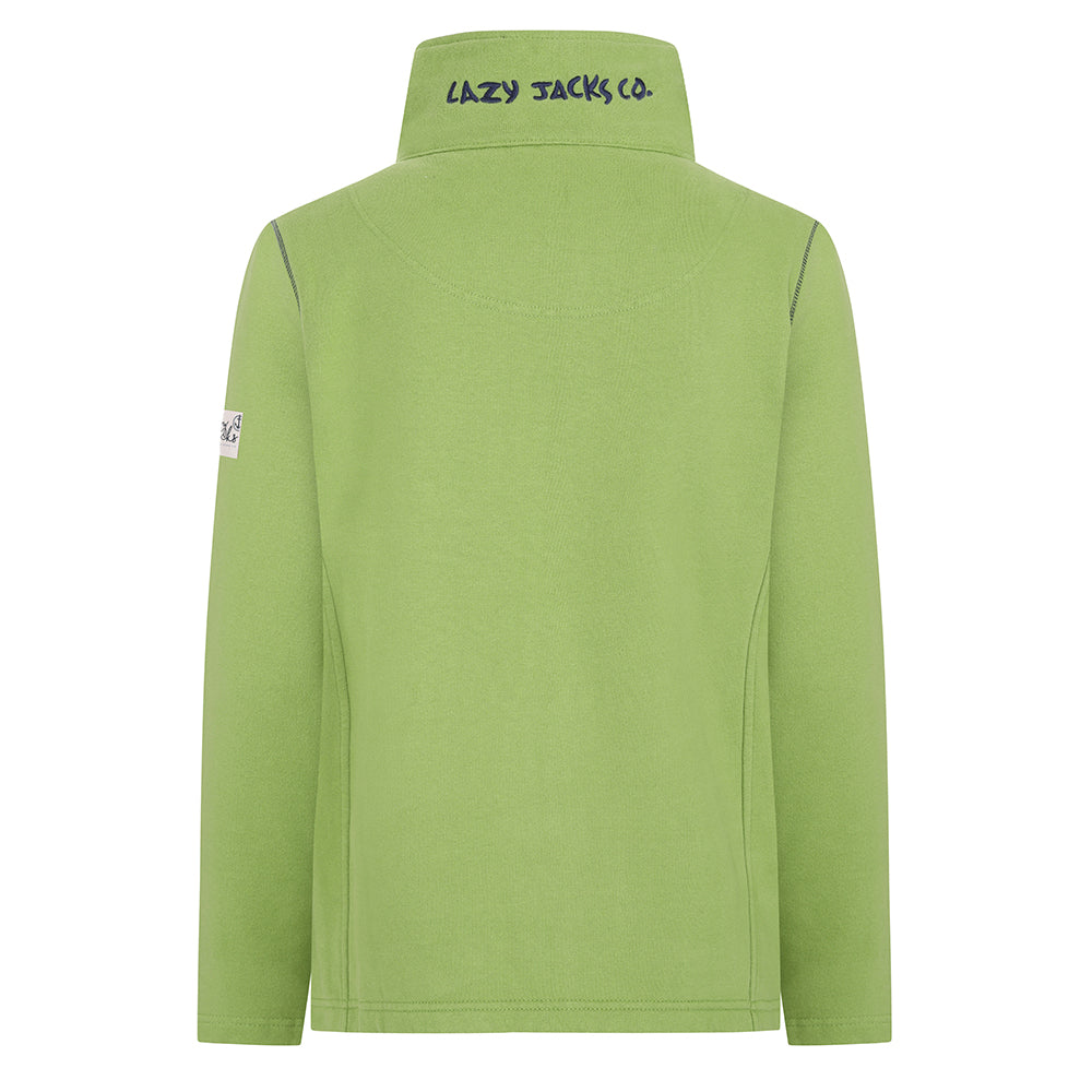 LJ33 - Ladies Full Zip Sweatshirt - Lime
