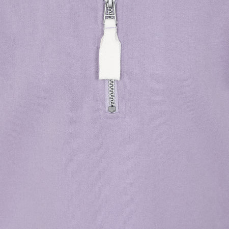 LJ3C - Girl's 1/4 Zip Sweatshirt - Lilac