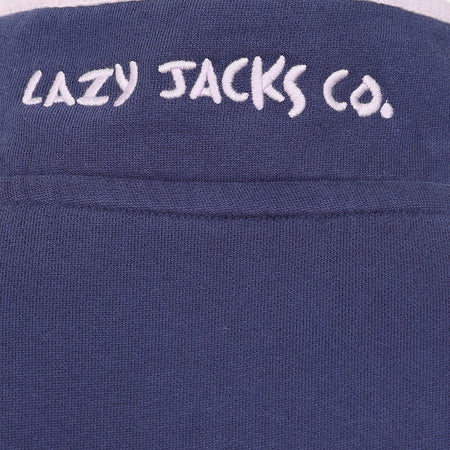 LJ3 - Ladies 1/4 Zip Sweatshirt - Twilight Pink Trim