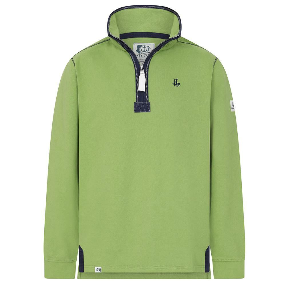 LJ40 - Men's Quarter Zip Sweatshirt - Lime
