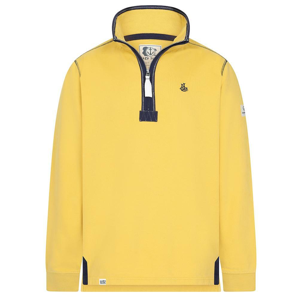 LJ40 - Men's Quarter Zip Sweatshirt - Yellow