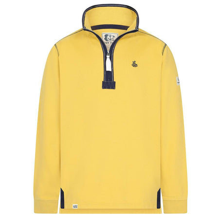 LJ40 - Men's Quarter Zip Sweatshirt - Yellow