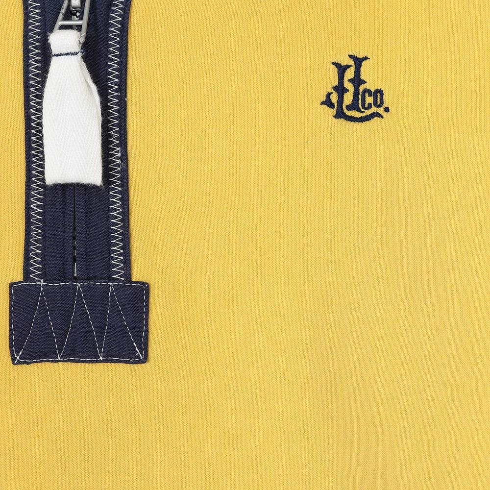 LJ40 - Men's Quarter Zip Sweatshirt - Yellow