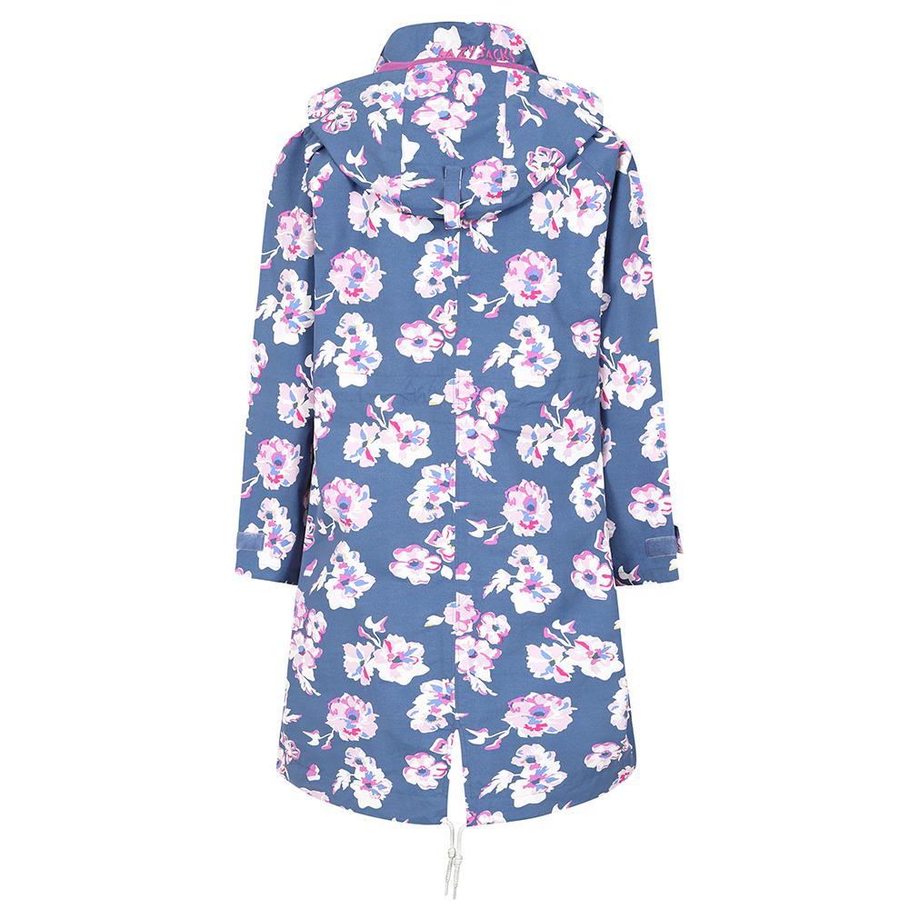 LJ67P - Ladies Longline Waterproof Coat - Floral