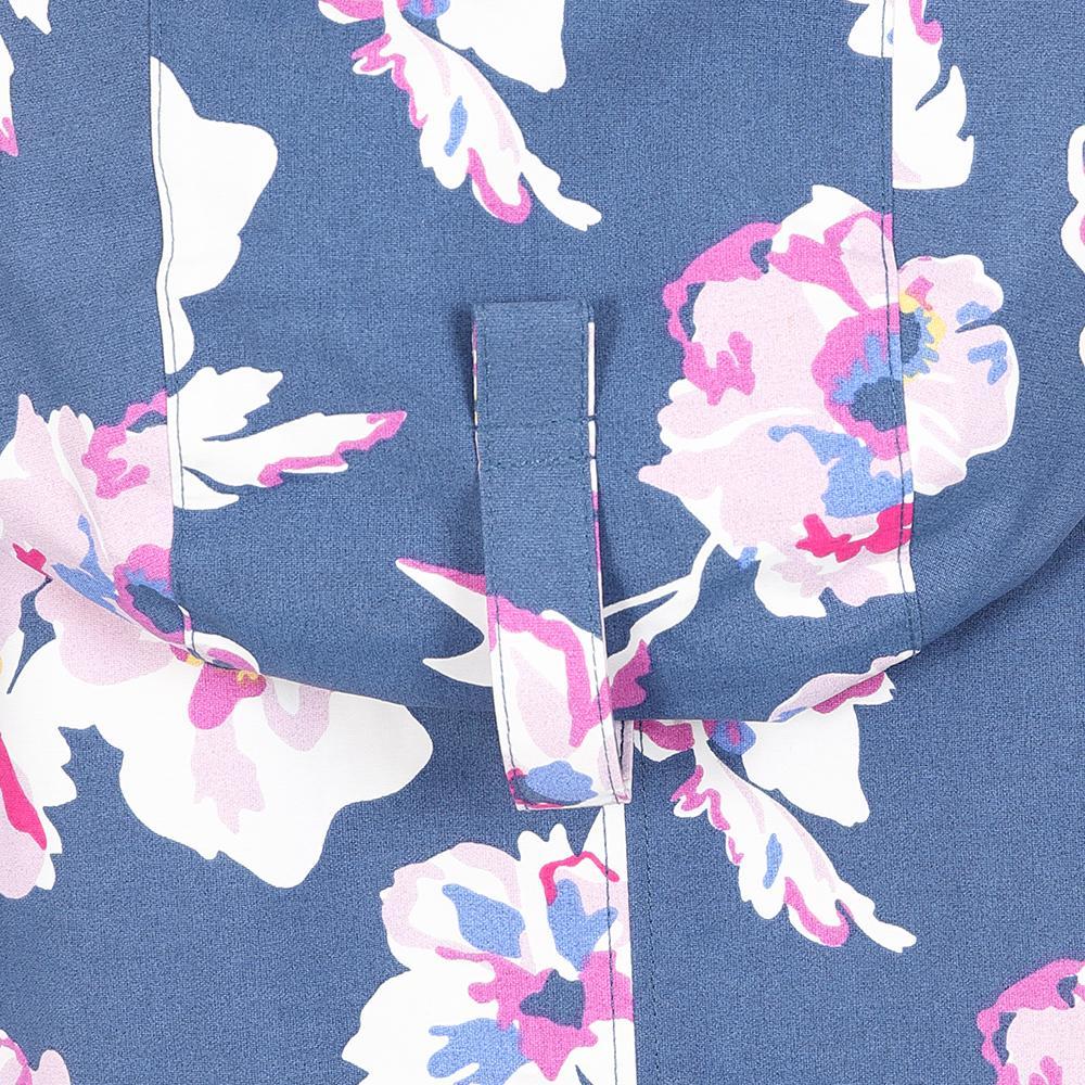 LJ67P - Ladies Longline Waterproof Coat - Floral