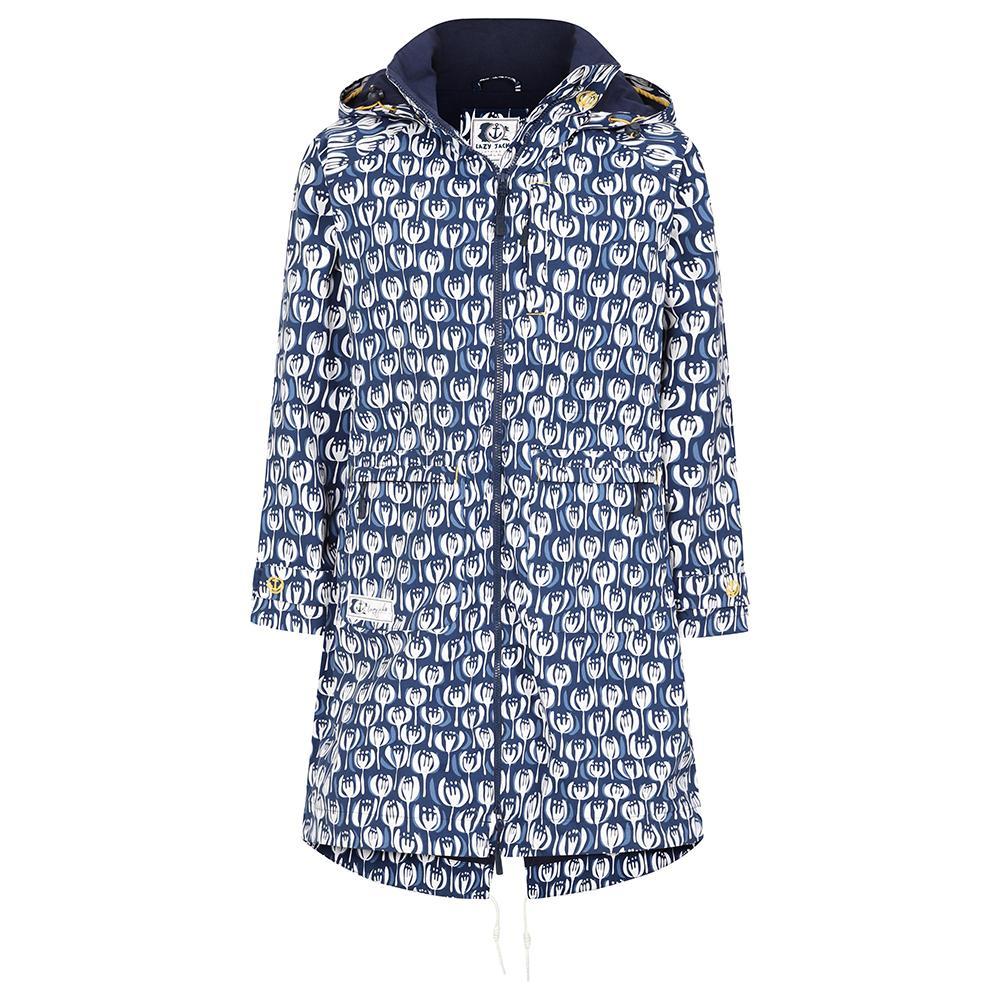 LJ67P - Ladies Longline Waterproof Coat - Pod