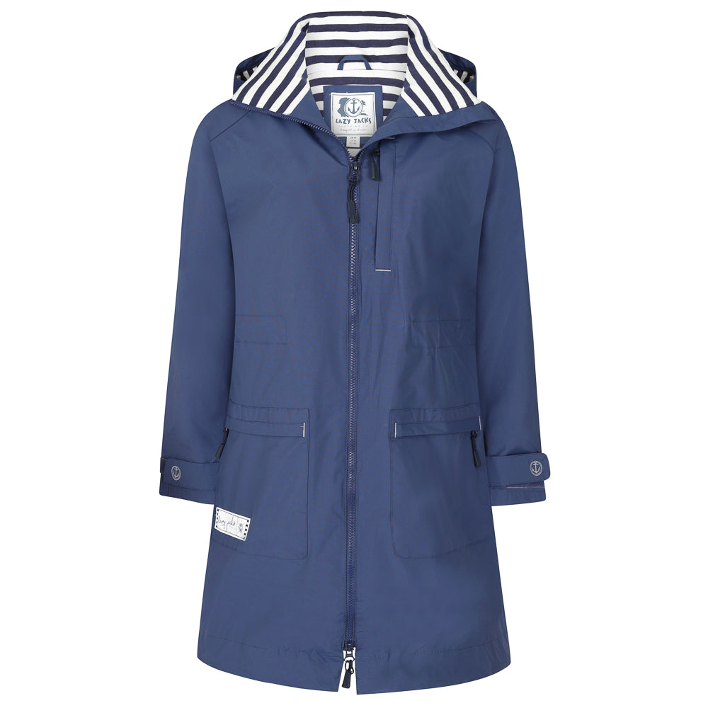 LJ67 - Ladies' Long Waterproof Coat - Twilight