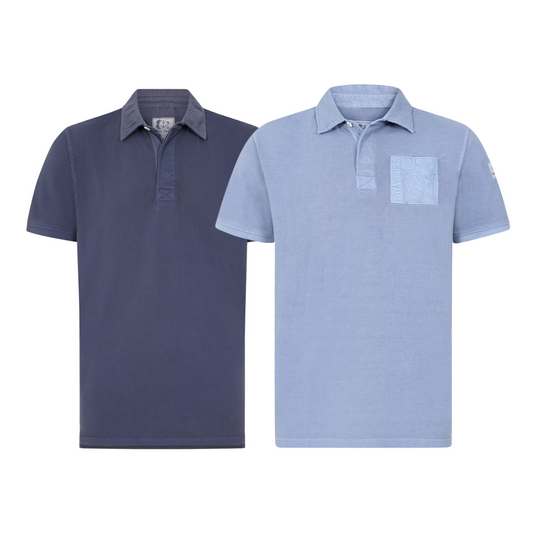 LJ83's - Men's Multipack Polos - Denim