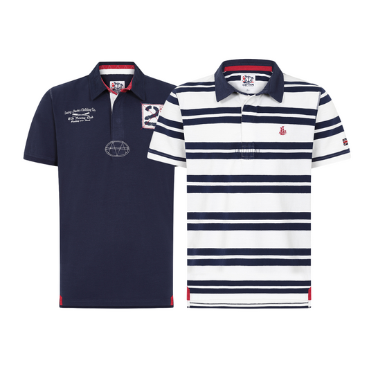 LJ23 & LJ27 - Men's Multipack Polos - Marine