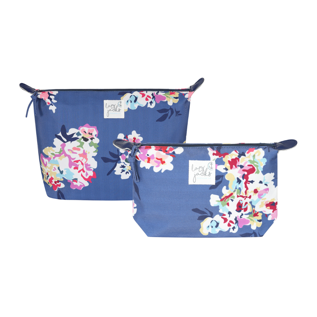 Cosmetic and Wash Bag Pair - Various Prints