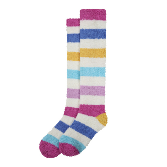 LJ2 - Long Fluffy Socks - Chalk