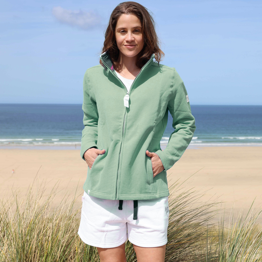 LJ33 - Ladies Full Zip Sweatshirt - Samphire