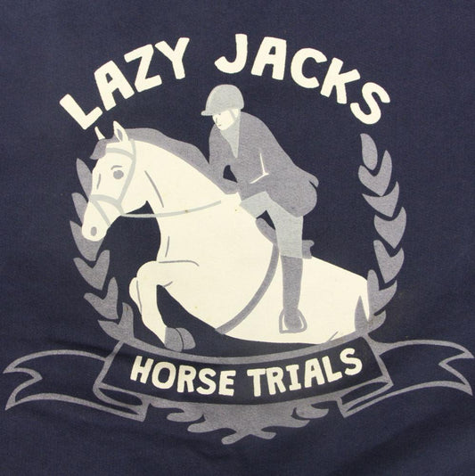 LJ3 - Ladies' 1/4 Zip Sweatshirt - Horse Trial Print - Twilight