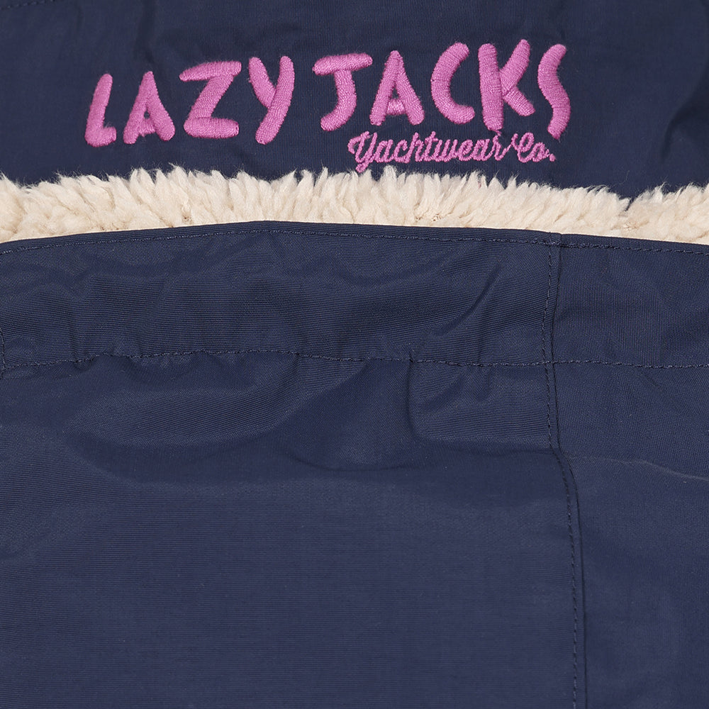 LJ159 - Ladies Long Lined Snug Coat - Marine