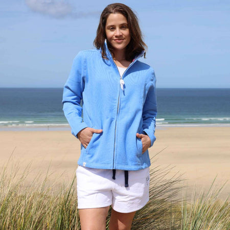 LJ33 - Ladies Full Zip Sweatshirt - Blue