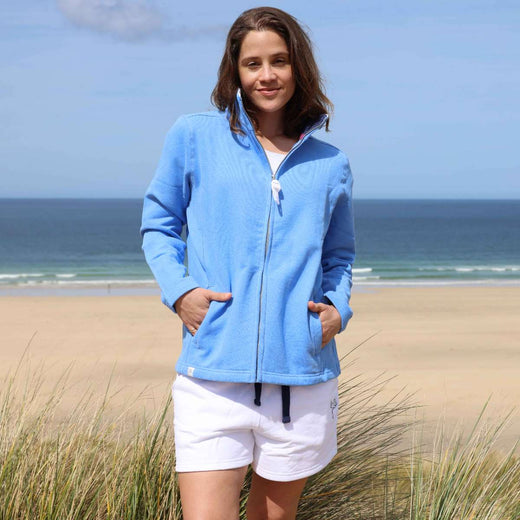 LJ33 - Ladies Full Zip Sweatshirt - Blue