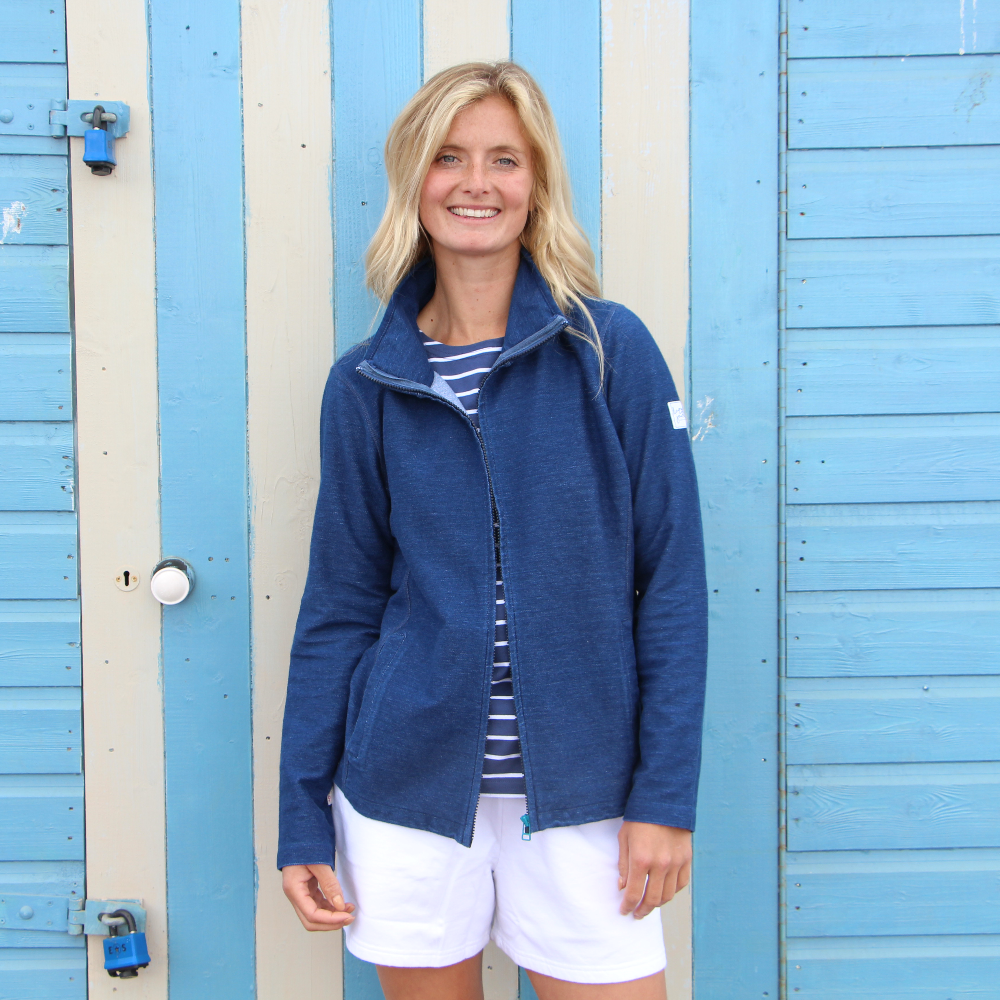 LJ33 - Full Zip Sweatshirt - Indigo