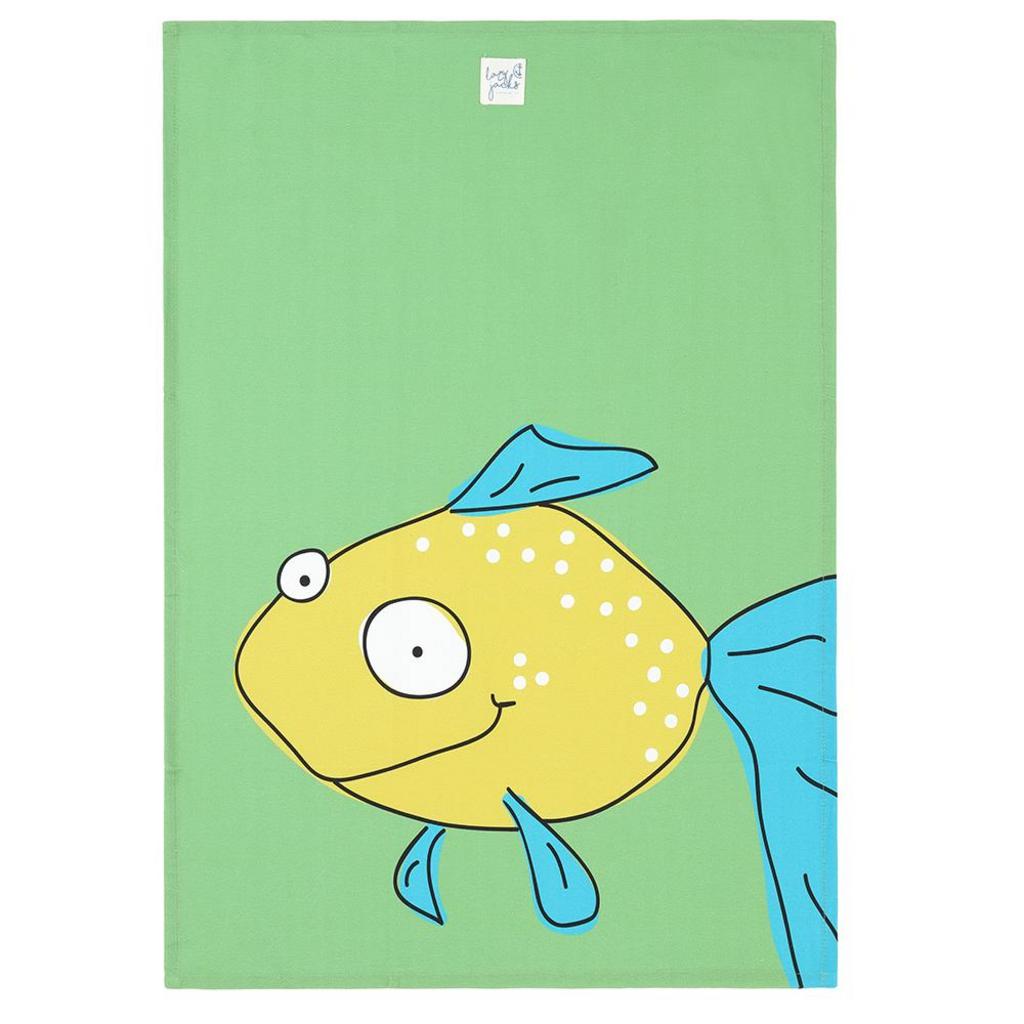 LJ408 - Set of Two Tea Towels - Fish