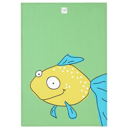 LJ408 - Set of Two Tea Towels - Fish