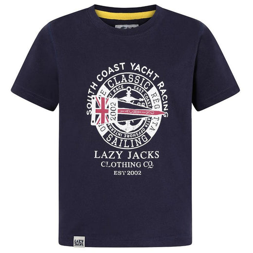 LJ15C - Boys Printed T-Shirt - Marine Yacht Racing