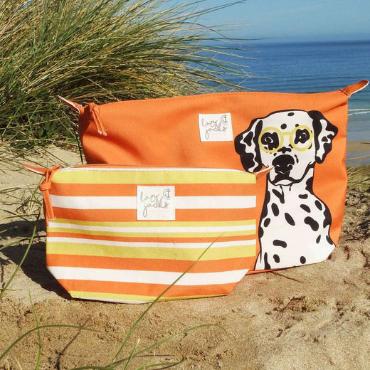 Cosmetic and Wash Bag Pair - Dalmatian