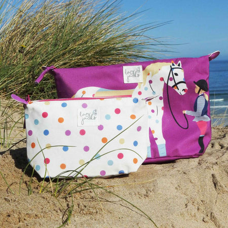 Cosmetic and Wash Bag Pair - Pony
