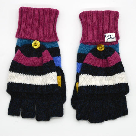 LJ74 - Knitted Mittens - Honeysuckle