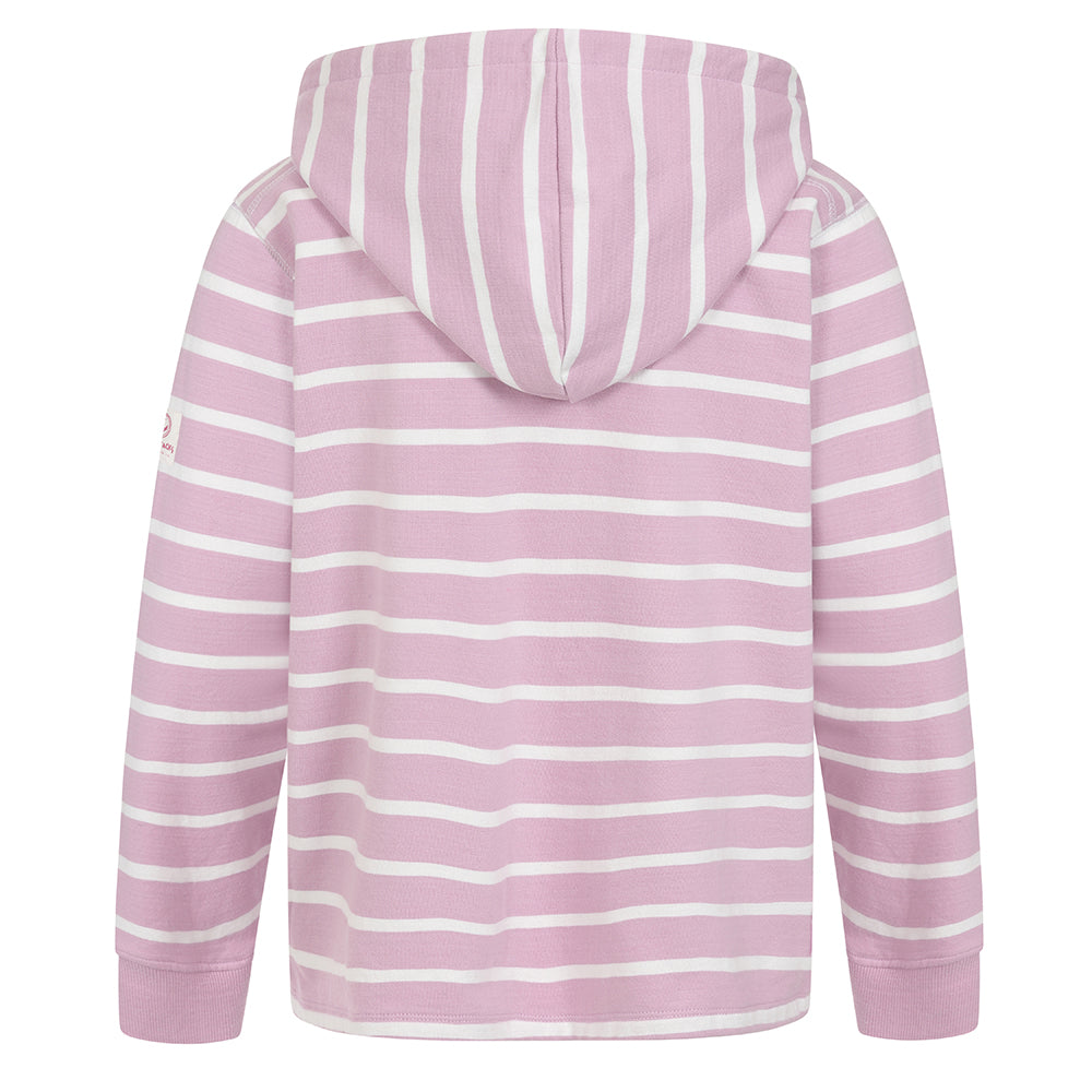 Button Neck Hooded Sweatshirt